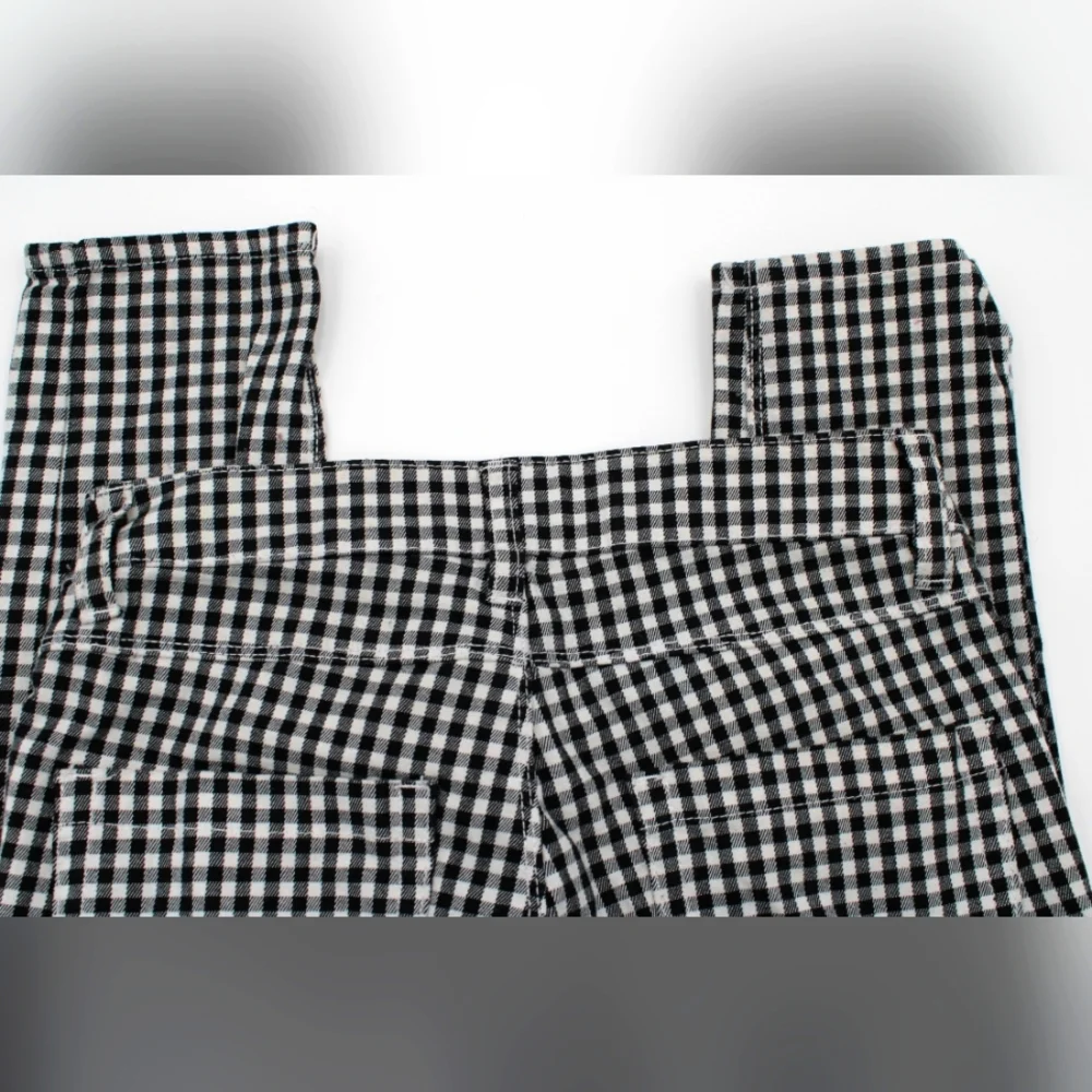 Lowry's Farm Black & White Checker Cropped Jeans – Women’s XS - Picture 4 of 6
